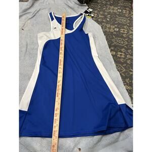 DUC Fire Women's Tennis Dress Royal Blue and White Size XL New With Tags